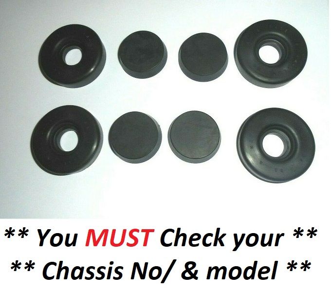 FRONT BRAKE WHEEL CYLINDER REPAIR SEALS KITS x4 (Jaguar Mk5) (** 1948- 50 Only **) 